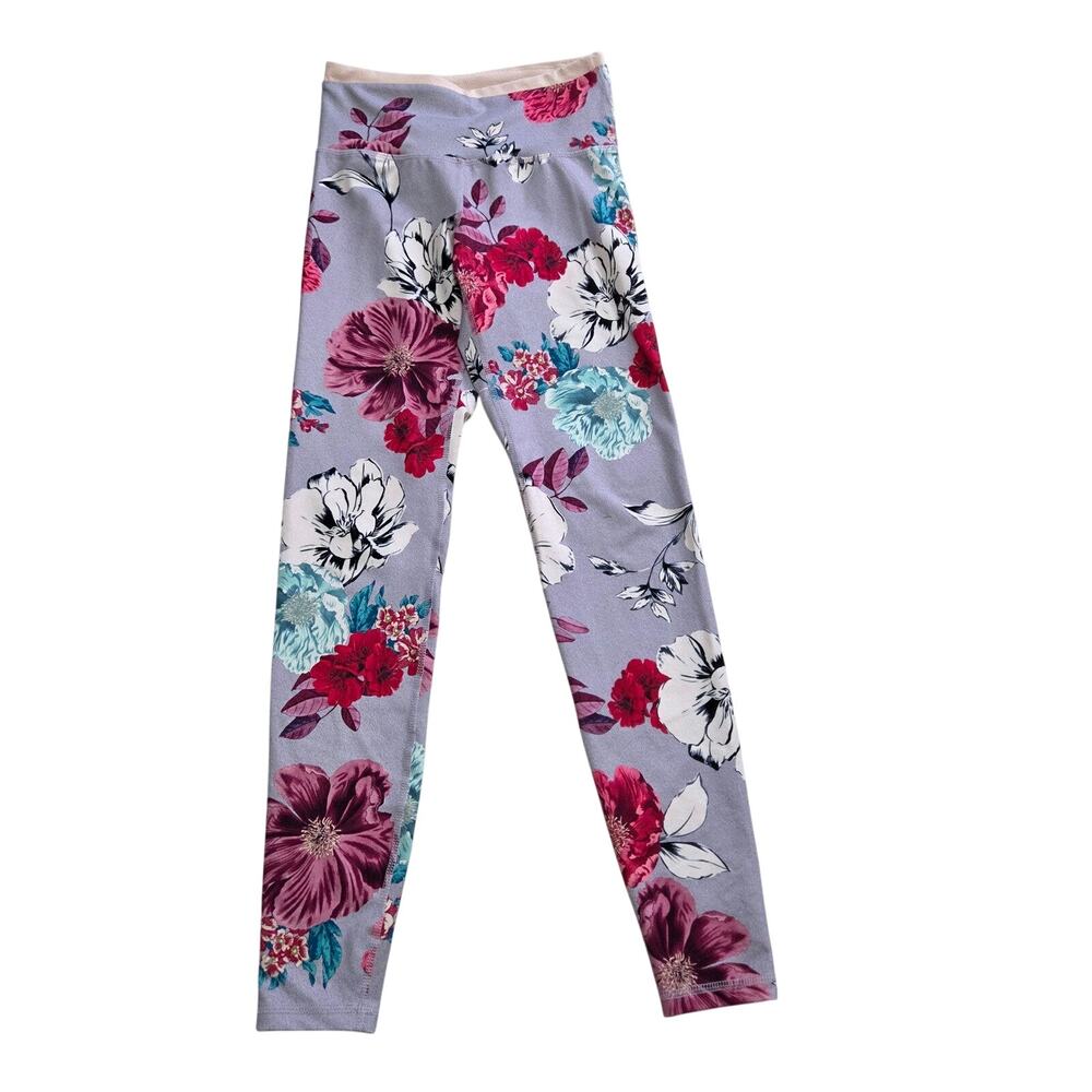 Old Navy Active Go Dry floral Leggings Womens size small